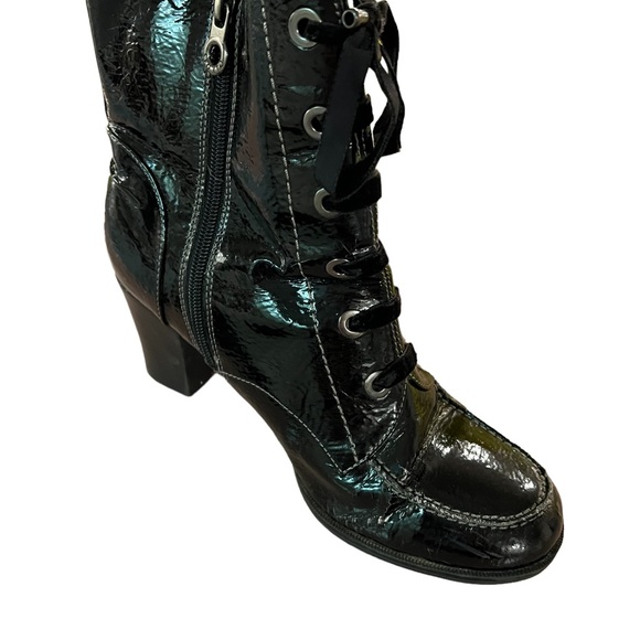 SPORTO BLOCK HEELED ZIP SIDE BOOTIES- SIZE 8.5 M. COMFY-WATERPROOF (fur lining) - Picture 2 of 16